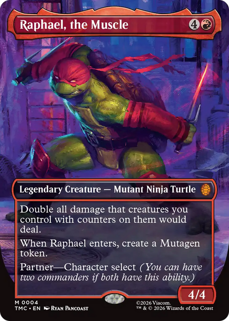 Raphael, the Muscle (Borderless Art Foil)