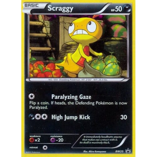 Black & White Promo BW25 Scraggy (Cosmo Holo)