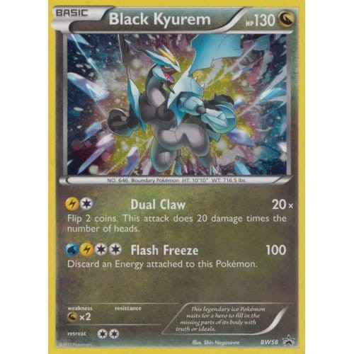 Black & White Promo BW58 Black Kyurem