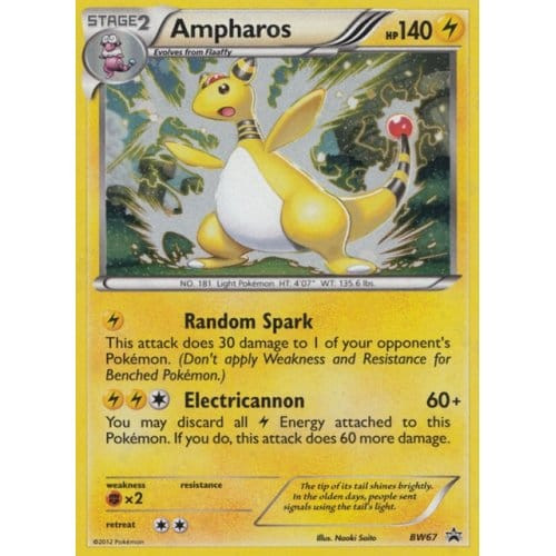 Black & White Promo BW67 Ampharos