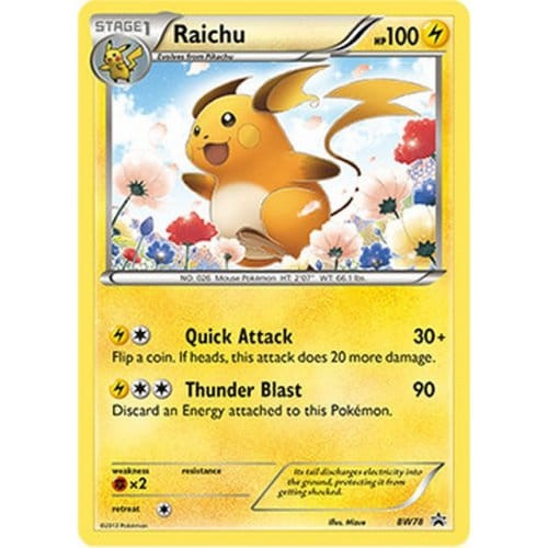 Black & White Promo BW78 Raichu