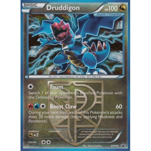 Black & White Promo BW80 Druddigon (Holo)