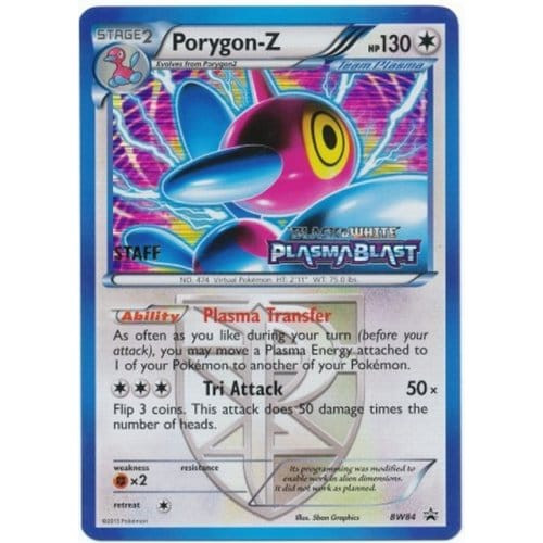 Black & White Promo BW84 Porygon-Z (STAFF)
