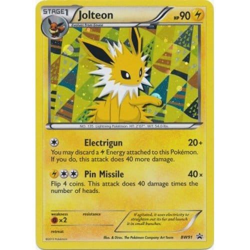 Black & White Promo BW91 Jolteon