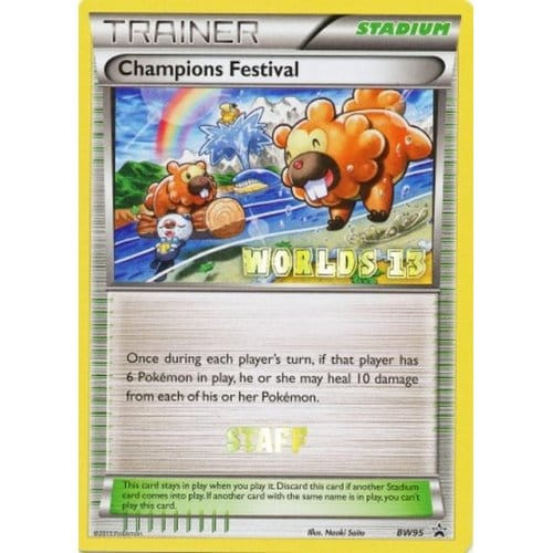 Black & White Promo BW95 Champions Festival Worlds 2013 (Staff Stamp)