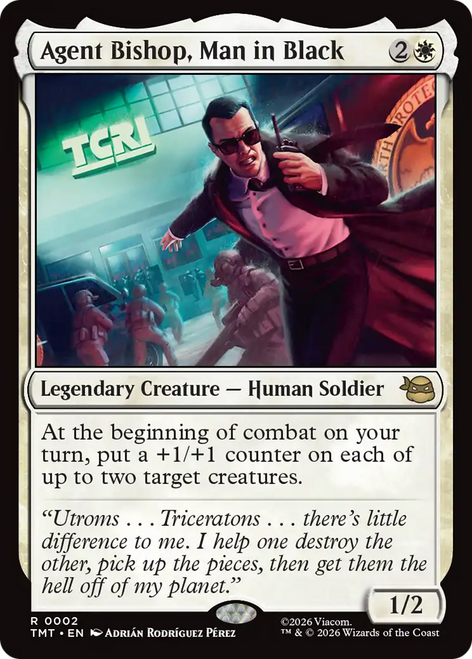 Agent Bishop, Man in Black (Foil)