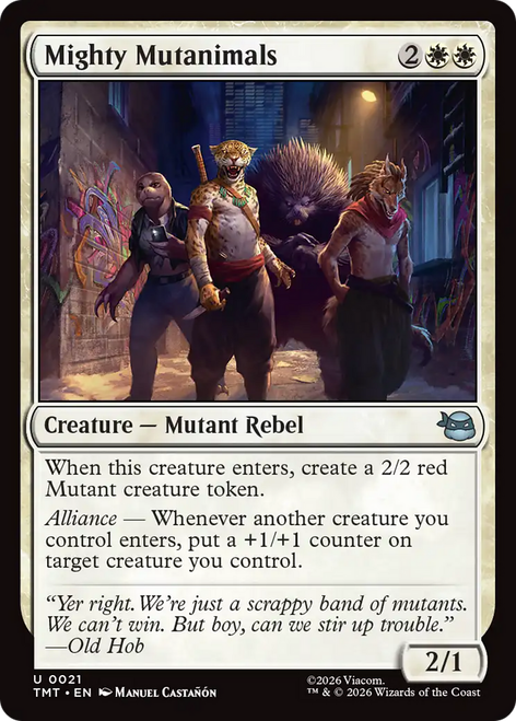 Mighty Mutanimals (Foil)
