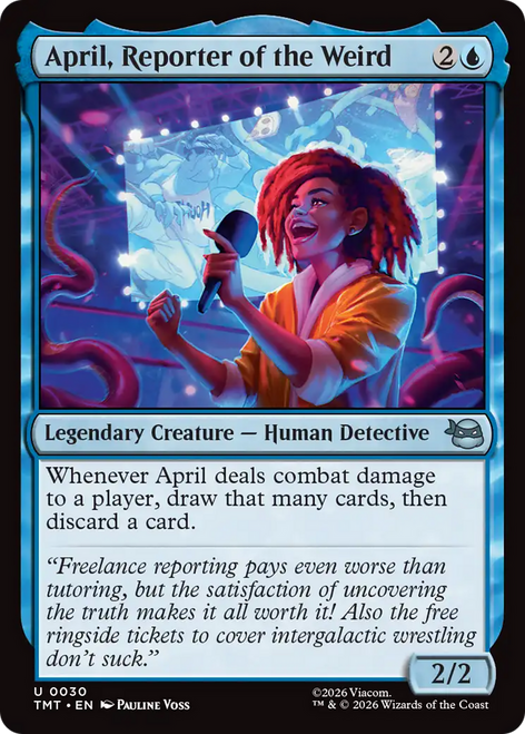 April, Reporter of the Weird (Foil)