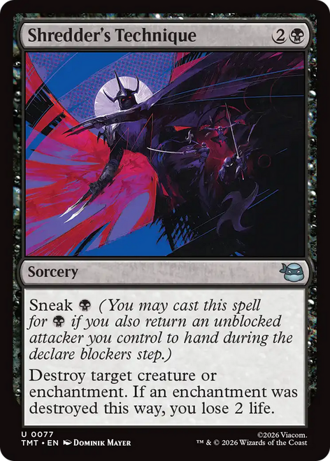 Shredder's Technique (Foil)
