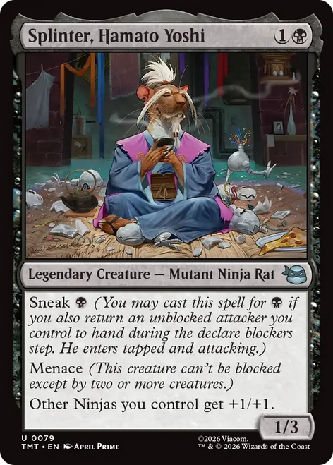 Splinter, Hamato Yoshi (Foil)