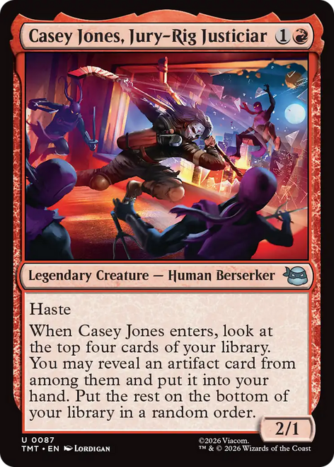Casey Jones, Jury-Rig Justiciar (Foil)