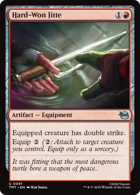 Hard-Won Jitte (Foil)