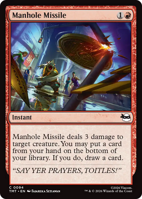 Manhole Missile (Foil)