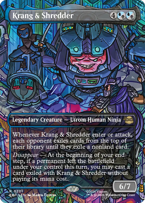 Krang & Shredder (Borderless Scene Foil)