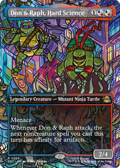 Don & Raph, Hard Science (Borderless Scene Foil)