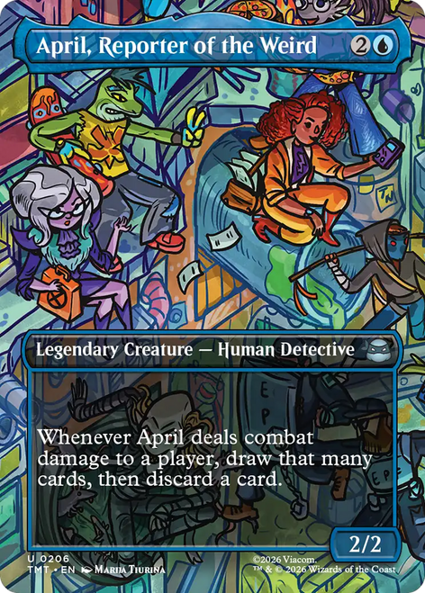 April, Reporter of the Weird (Borderless Scene Foil)