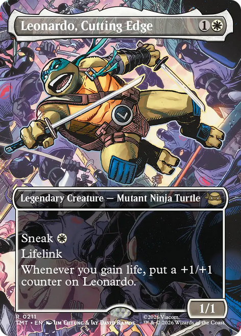 Leonardo, Cutting Edge (Borderless Scene Foil)
