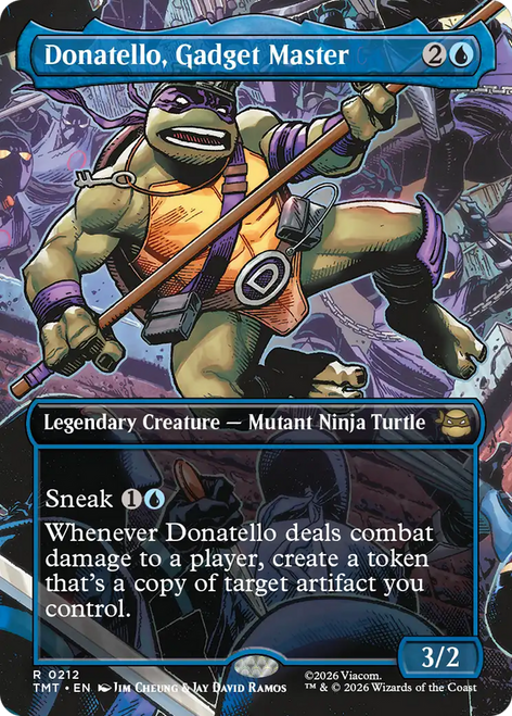 Donatello, Gadget Master (Borderless Scene Foil)