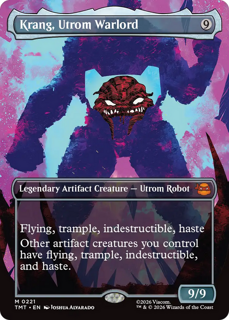 Krang, Utrom Warlord (Borderless Silhouette Foil)