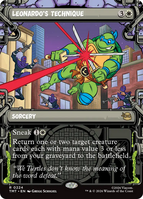 Leonardo's Technique (Showcase Foil)