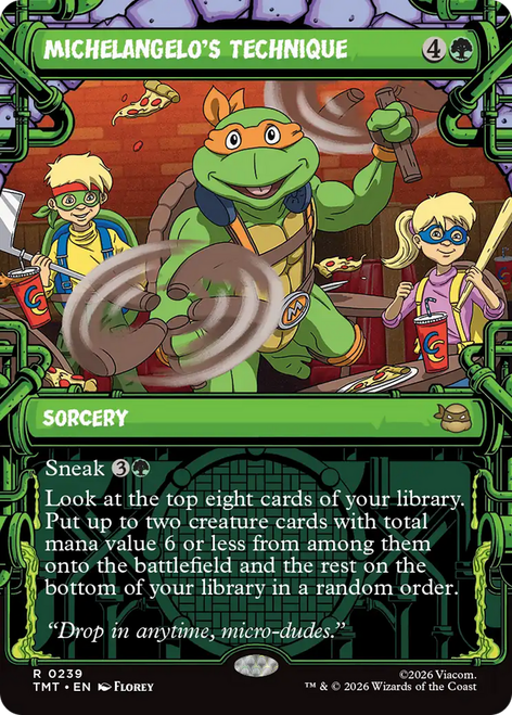 Michelangelo's Technique (Showcase Foil)