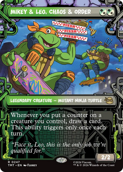 Mikey & Leo, Chaos & Order (Showcase Foil)