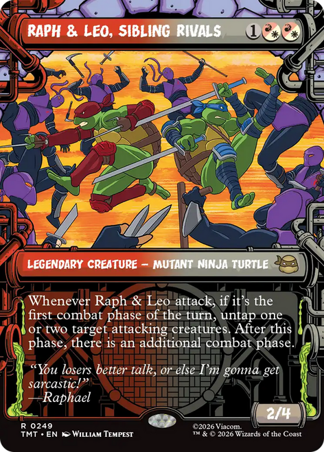 Raph & Leo, Sibling Rivals (Showcase Foil)