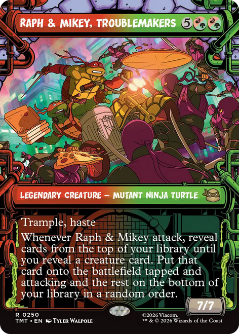 Raph & Mikey, Troublemakers (Showcase Foil)