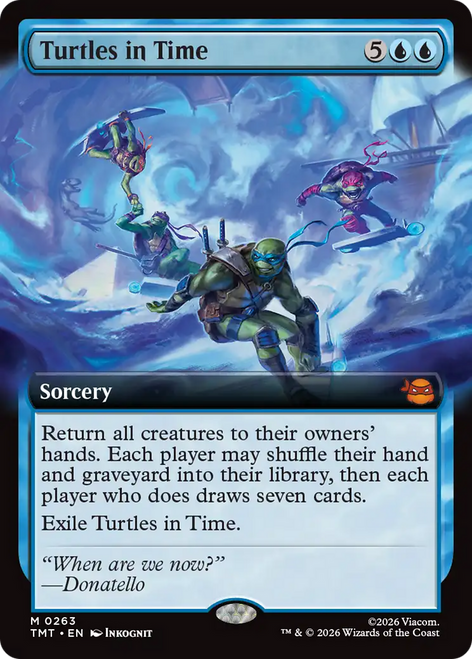 Turtles in Time (Extended Art Foil)