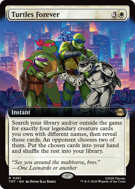 Turtles Forever (Extended Art Foil)