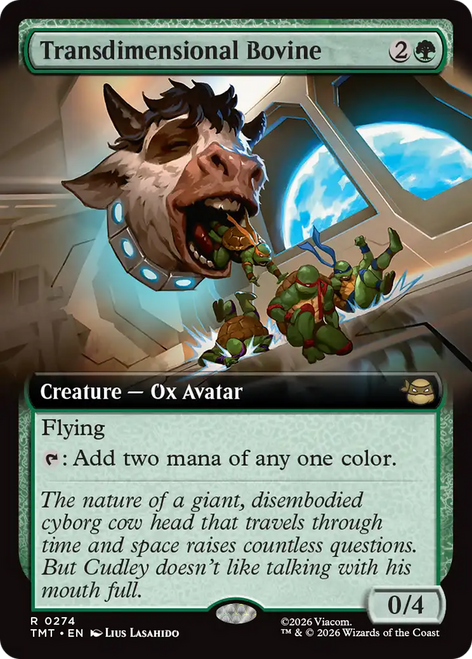 Transdimensional Bovine (Extended Art Foil)