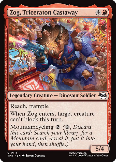 Zog, Triceraton Castaway (Foil)
