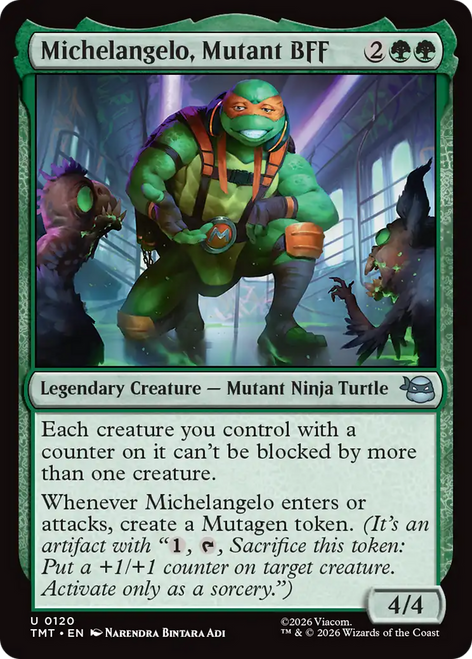 Michelangelo, Mutant BFF (Foil)