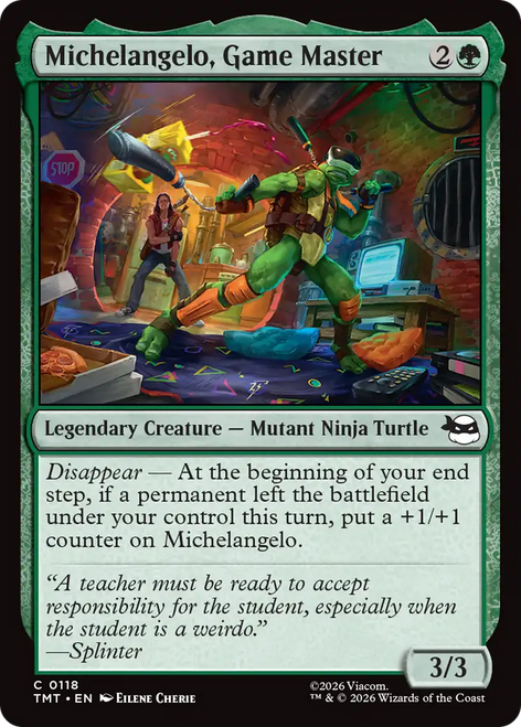 Michelangelo, Game Master (Foil)
