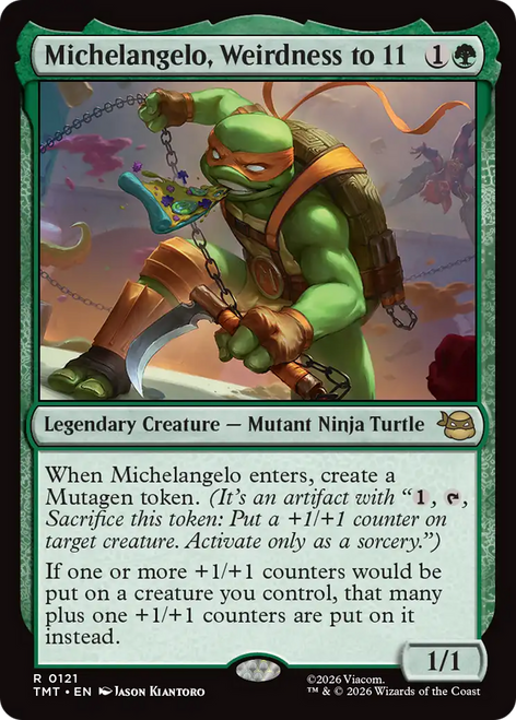 Michelangelo, Weirdness to 11 (Foil)
