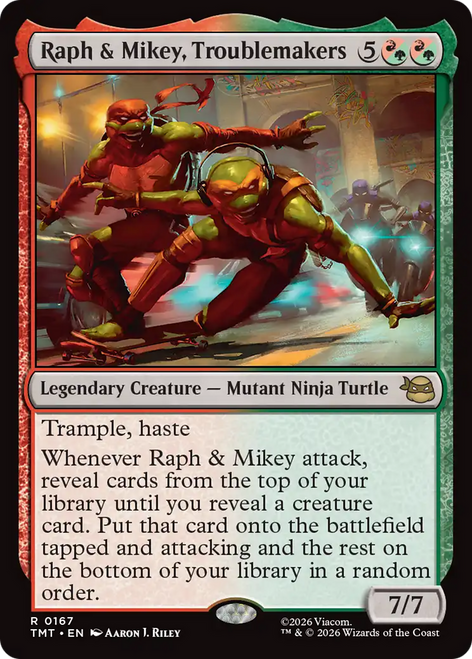 Raph & Mikey, Troublemakers (Foil)