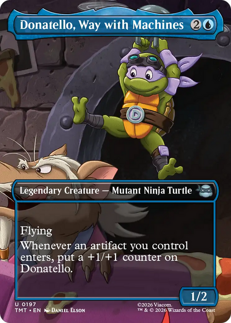 Donatello, Way with Machines (Borderless Scene Foil)