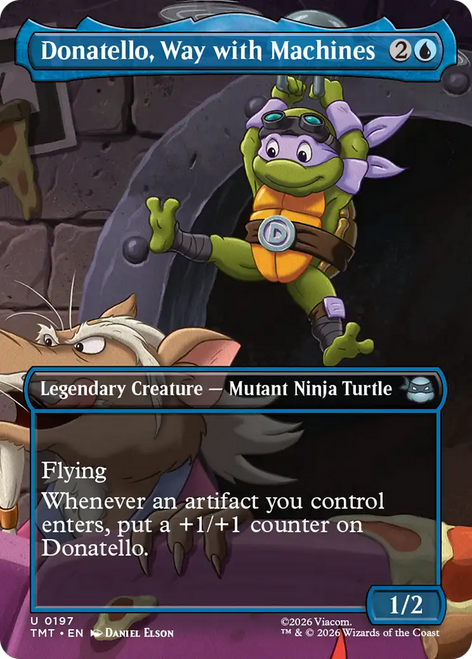 Donatello, Way with Machines (Borderless Scene Foil)