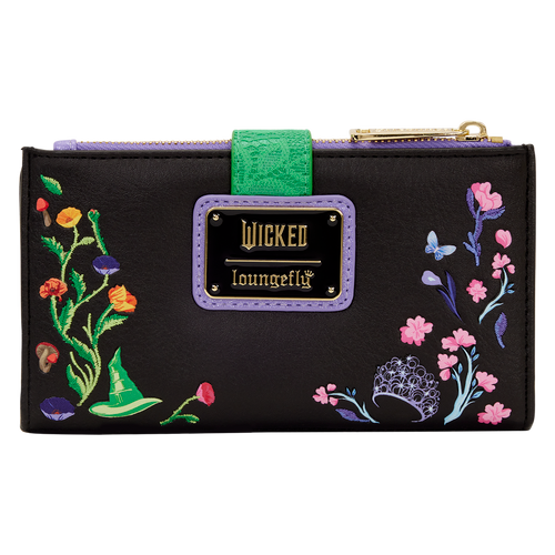 Wicked: Glinda & Elphaba Floral & Lace Flap Wallet