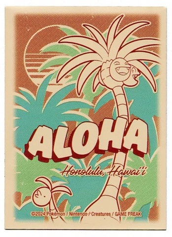 Pokemon Worlds Championships Honolulu 2024 Alolan Exeggutor Sleeves (65)