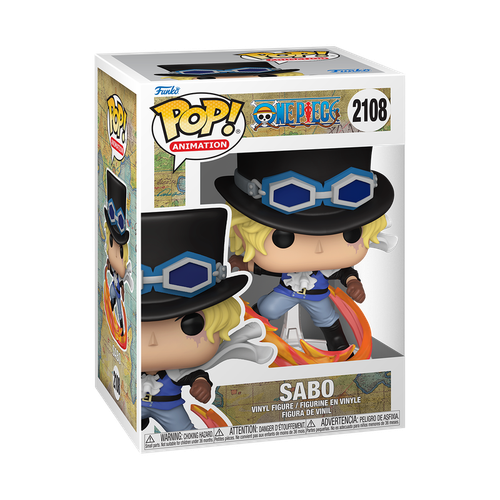 POP! Animation - One Piece #2108 Sabo Attacking with Pipe