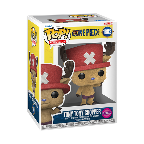 POP! TV - One Piece #1883 Tony Tony Chopper (Flocked) (Live Action)