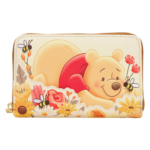 Disney: Winnie the Pooh Bees & Flowers Zip Around Wallet
