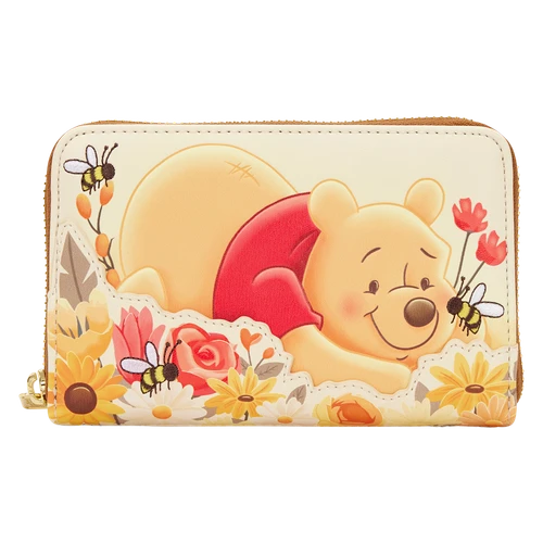 Disney: Winnie the Pooh Bees & Flowers Zip Around Wallet