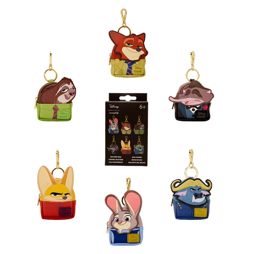 Disney: Zootopia 2 Cosplay Mystery Box Mini Backpack Keychain Charm