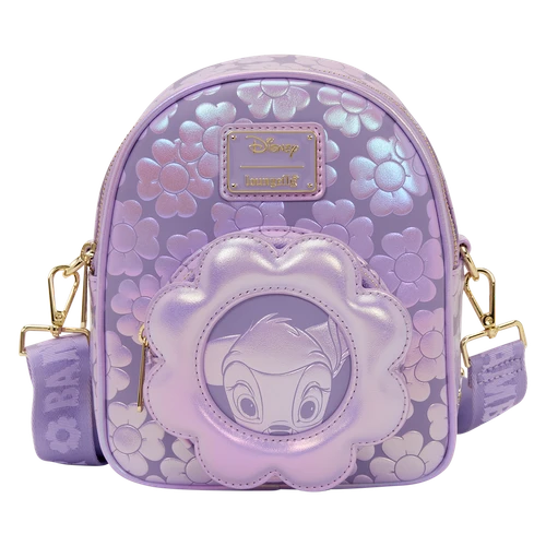 Disney: Bambi Iridescent Convertible Mini Backpack & Crossbody Bag