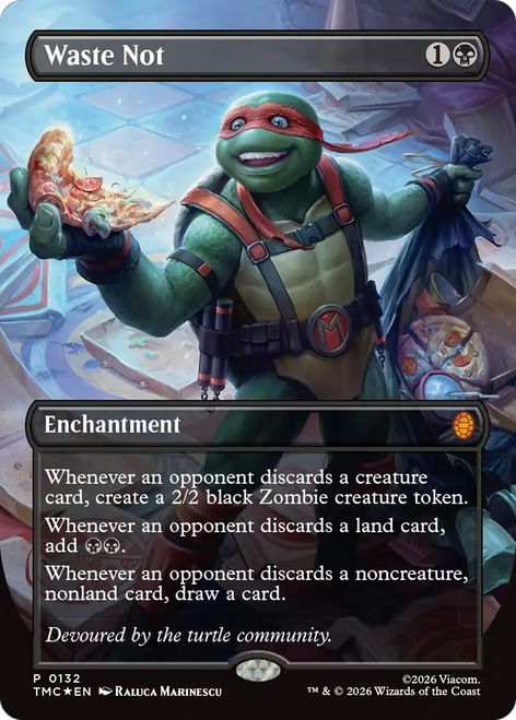 Waste Not (Borderless Foil)