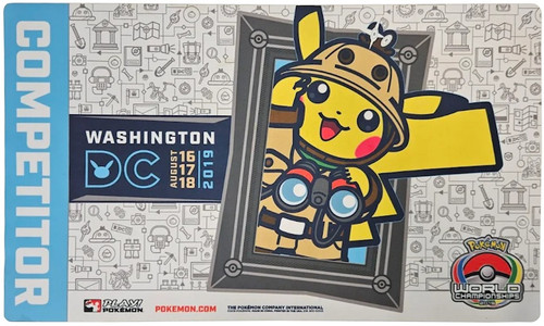 World Championships 2019 Competitor Playmat - Archeologist Pikachu