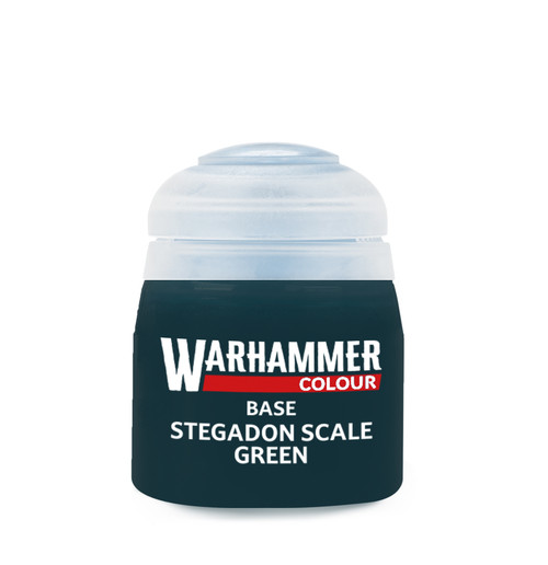 Warhammer Colour Base: Stegadon Scale Green (12ml)