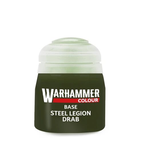 Warhammer Colour Base: Steel Legion Drab (12ml)